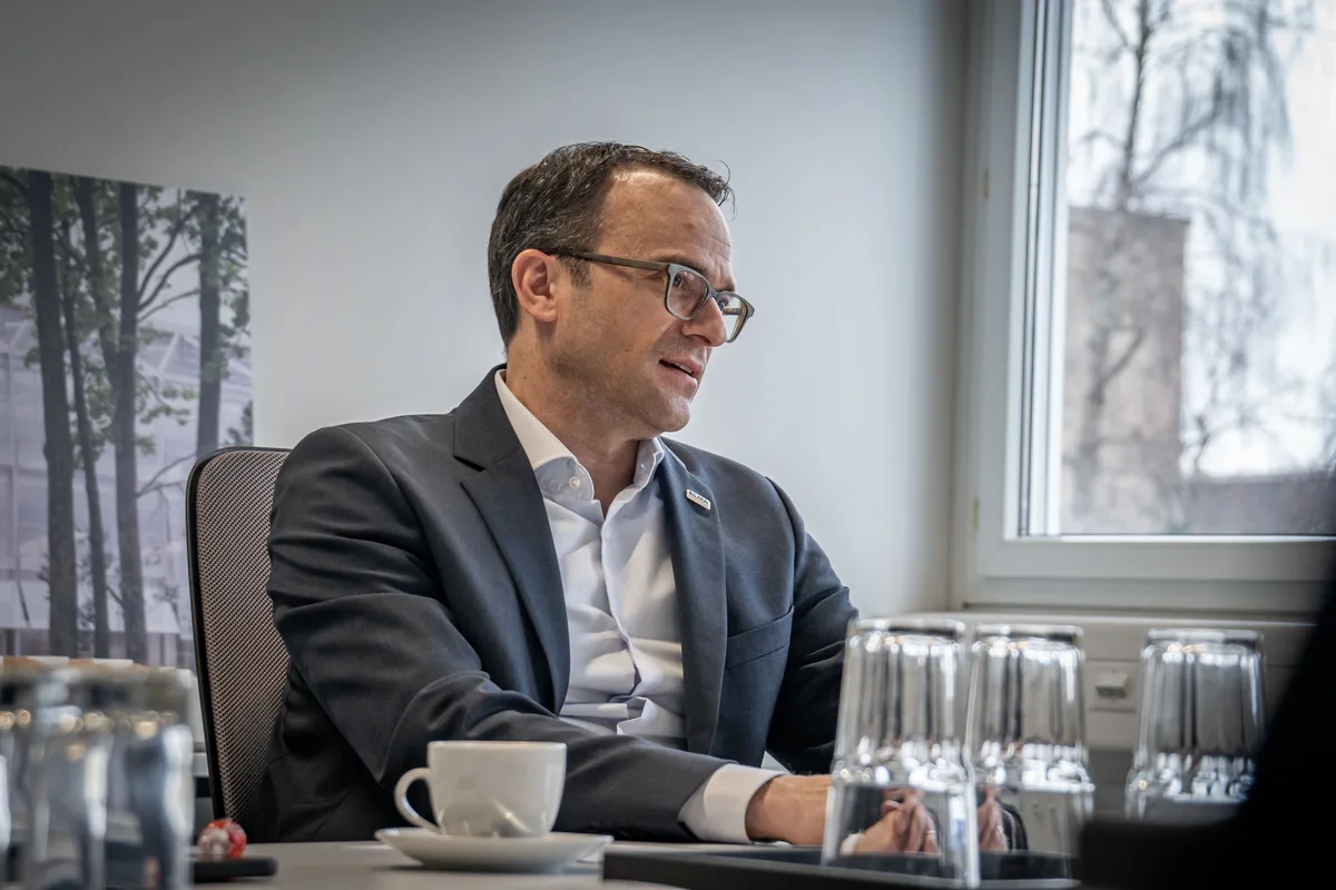 «Keine überhöhten Erwartungen»: Thomas Herrmann, CEO Elma Electronic. (Archiv) Interview mit CEO Thomas Herrmann